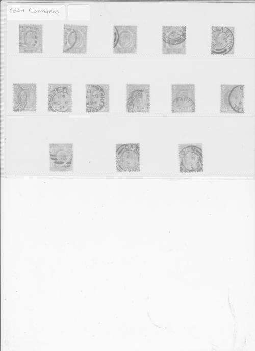 SOUTH AFRICA - CAPE OF GOOD HOPE - K E V11 - USED - 1/2 D, 1 D, 3 x SHILLING / VARIETY