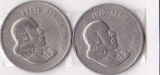 20C COINS   1965 SOUTH AFRICAN// SUID AFRIKA  COINS