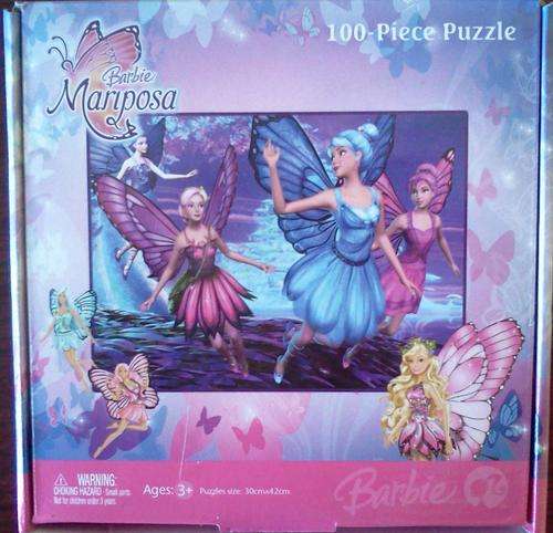 BARBIE MARIPOSA 100 PIECE PUZZLE