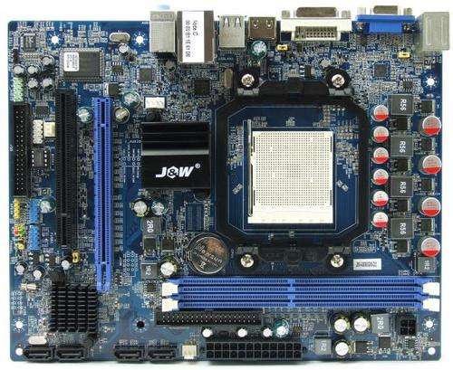 J & W TECHNOLOGY RADEON 2100 GRAPHICS AMD 750G SB710 CHIPSET AM2+