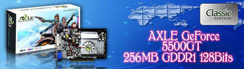 AXLE GF5500 256MB DDR-1 AGP 128BITS