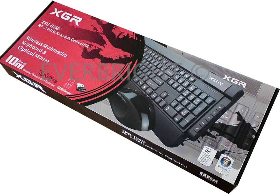 XGR KEYBOARD AND MOUSE 2.4G XMS-29RF WIRELESS GAMING