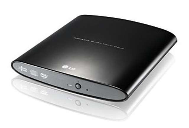 LG EXTERNAL SLIM DVD/CD WRITER BLACK USB2.0 SUPER-MULTI