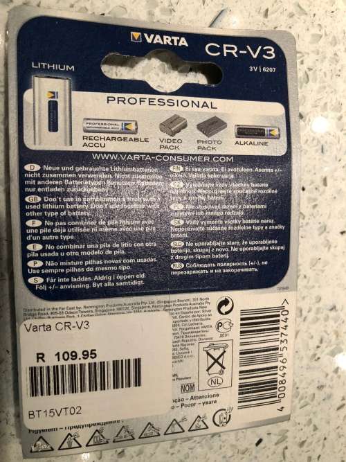 Varta Professional Lithium  Batteries