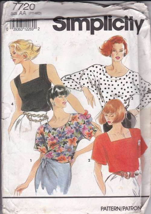 Simplicity sewing  pattern no 7720
