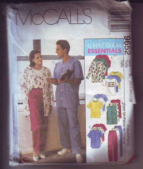 McCall s sewing  pattern no 9652  size SML,MED,LRG