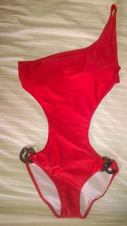 Red Bathing suit As per image Size L