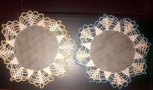 Crochet Doily Set Coffee /Tea Milk Jug Cover  Fabric Crochet Cotton,Net & Glass Beads