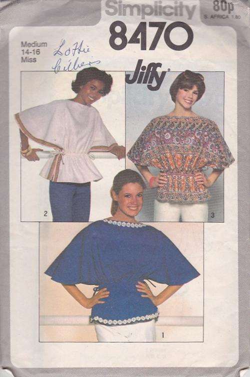 Simplicity sewing  pattern no 8470 sizes Medium 14-16