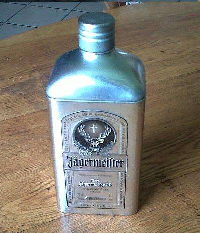 Empty Jagermeister tin 750ml size condition as per body text photo's