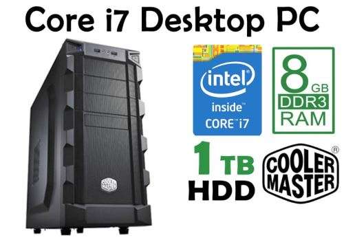 Full CoolerMaster Core i7 Desktop PC *Core i7 4770*Brand New*
