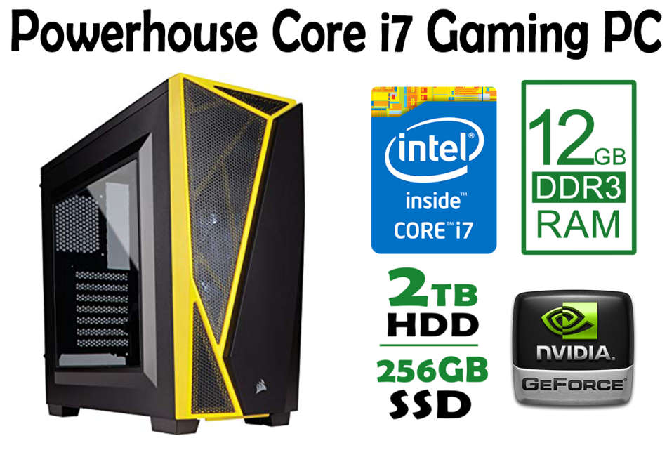 CLEARANCE SALE! Powerhouse Core i7 Gaming PC - **Core i7, 12GB RAM, SSD + HDD, NVidia GTX780**
