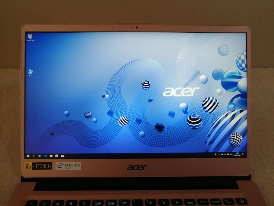 Acer Swift 3 Powerhouse - **8th gen Core i7, 12GB RAM, NVMe + HDD dual drives, full pink aluminium**