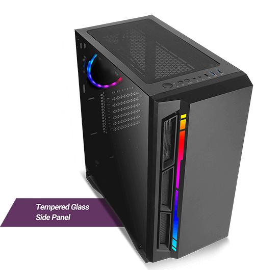 PROMO!! Tempered Glass RX 580 RGB Gaming PC - **Hexacore Core i5, 16GB RAM, NVMe + HDD, RX580 8GB**