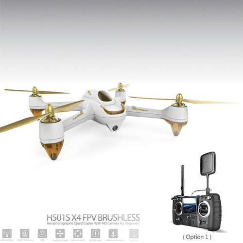 Local stock. Hubsan H501S Advanced, GPS, FPV Quad. White