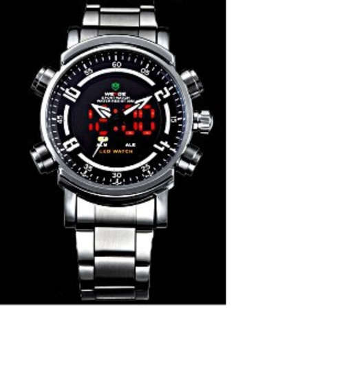 New and in stock. WEIDE analog and digital watch.