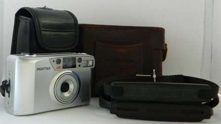 Pentax 60V Compact Camera And Accessories