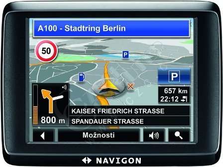 A Garmin Company - Navigon 1400 GPS 4:3 Screen + Pedestrian Mode "Working Condition"
