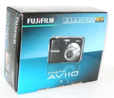 FujiFilm AV 110 Digital Camera + SD Card + Bag + Batteries "Working Condition" Relisted