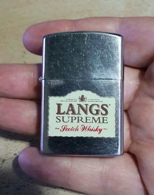 langs whiskey zippo style lighter