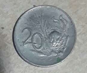 1965 south african 20 cent