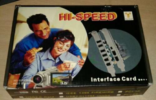 PCI 1394 firewire adaptor card for desktop