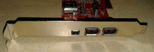 PCI 1394 firewire adaptor card for desktop