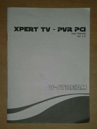 XPERT TV PVR - TV  radio tuner  video capture adapter - PCI