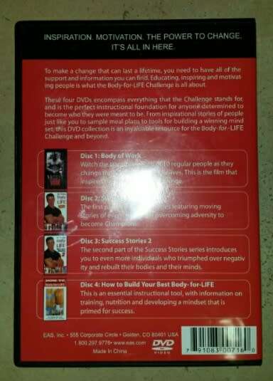 Body for Life 4 dvd set