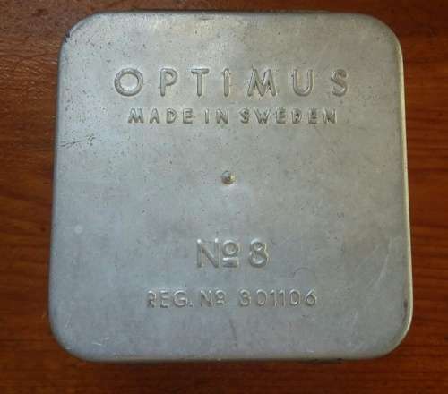Vintage Camping or Hunters Optimus No 8 Stove - Made in Sweden