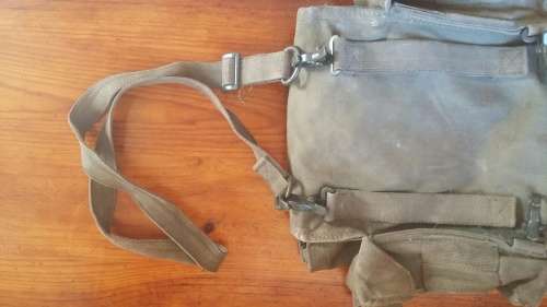 SADF webbing patrol bag patrolliesak with sling