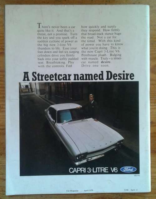 Car Magazine April 1970 South Africa
