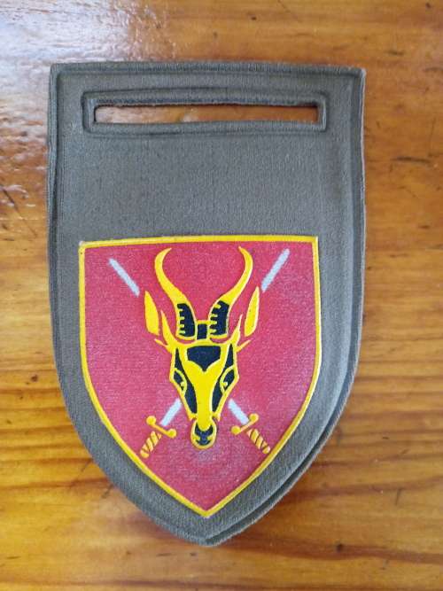 4 x SA Army HQ Tupperware Shoulder Flashes