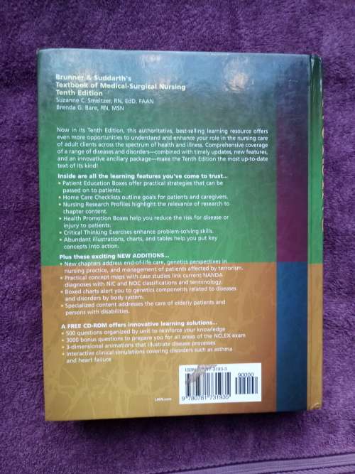 Textbook of Medical-Surgical Nursing 10th Edition