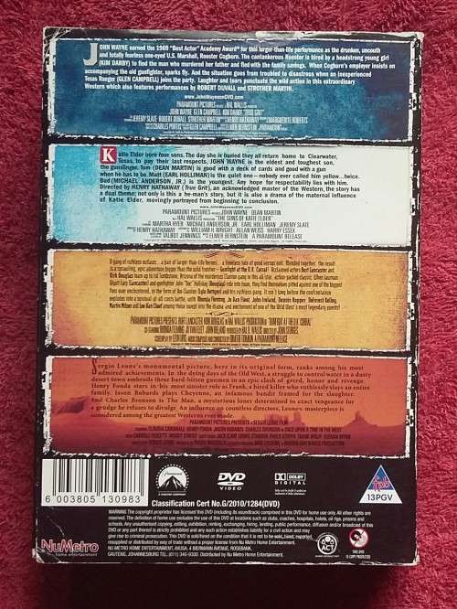 4 Classic Westerns Dvd Box Set