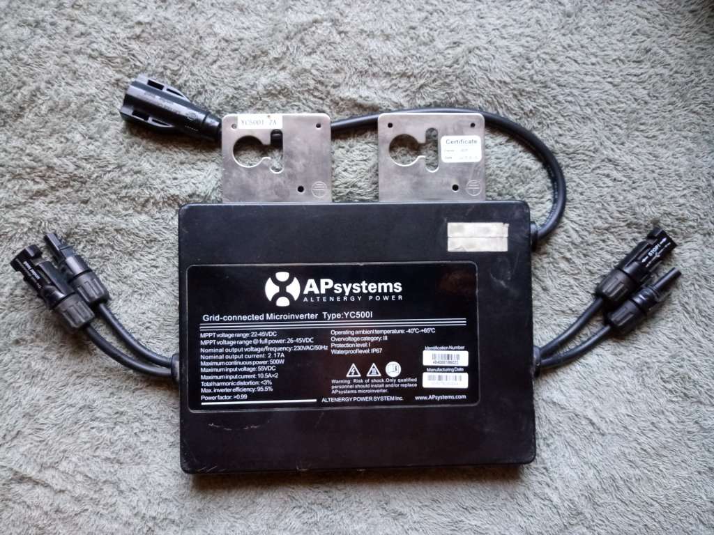 APSystems Micro Inverters 230V 500W 50HZ Model YC500i