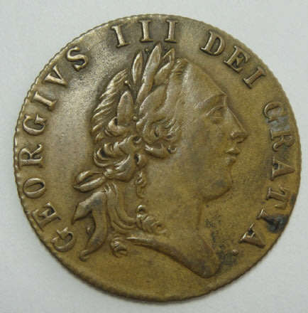 Crazy R1 Start Auction! King George III Half Guinea Token dated 1701