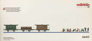 Crazy R1 Start Auction!  Märklin H0 - 43471 - Wagon - uitbreidingsset "Spanisch-Brötli-Bahn" - Spani