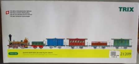 Crazy R1 Start Auction!  TRIX 21209 HO SCALE - SPANISH BREAKFAST ROLL TRAIN SET WITH DCC - BOXED
