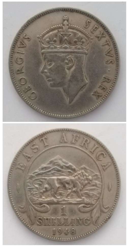 Crazy R1 Start Auction! East Africa, One Shilling of 1948