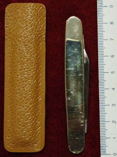 Crazy R1 Start Auction!  Pocketknife with cover  The Linen Thread Co (SA) Ltd