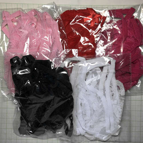 Seductive Lace Bras Set with Opened Bras and Crotch (L/XL)