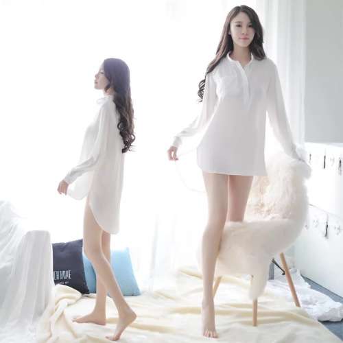 Sexy Chiffon Shirt - Sleeping Shirt