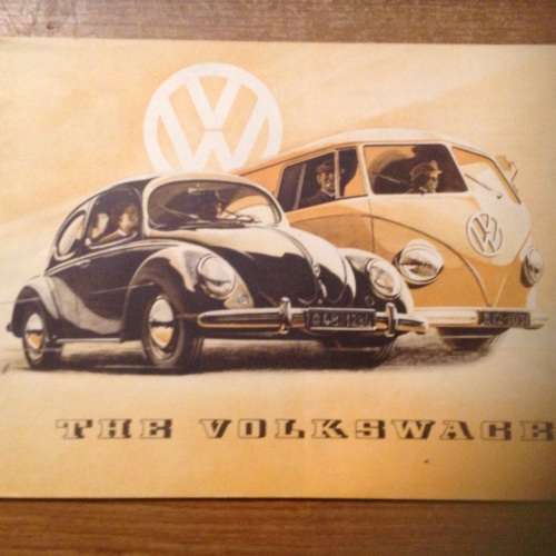 FOR RELINQUIAE THREE VOLKSWAGEN BROCHURES