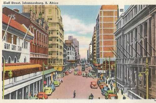 collection of Four  Johannesburg Postcards
