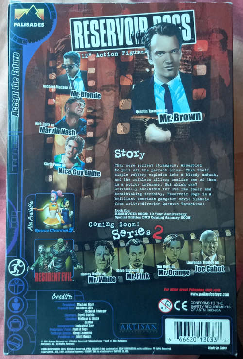 Quinton Tarantino Figure from Reservoir Dogs - Mr Brown! 1/6 scale