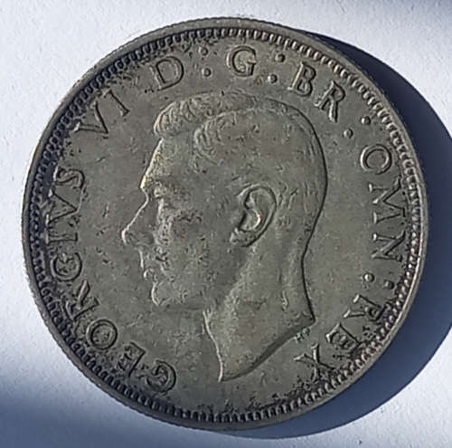 King George VI Half Crown 1945