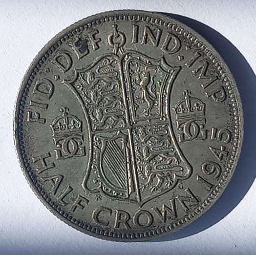 King George VI Half Crown 1945
