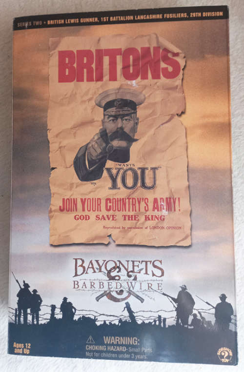 World War One British Lewis Gunner 1:6 scale Sideshow Collectible