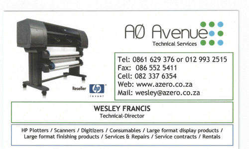 Hp Plotter & Printer services ( Sales & Contracts)